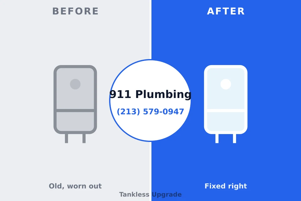 Before and after: plumbing repair Crooked Lake Park, FL